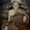 Amulet Cá Chép Tài Lộc - Lp Tae -  Wat Samngam - B.E 251x
