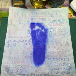 Yant Phép Dấu Chân Lp Kuay - B.E.2500