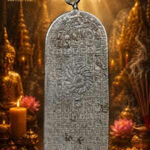 Amulet Dấu Chân Phật Lp Chao Ma Mặt Trước